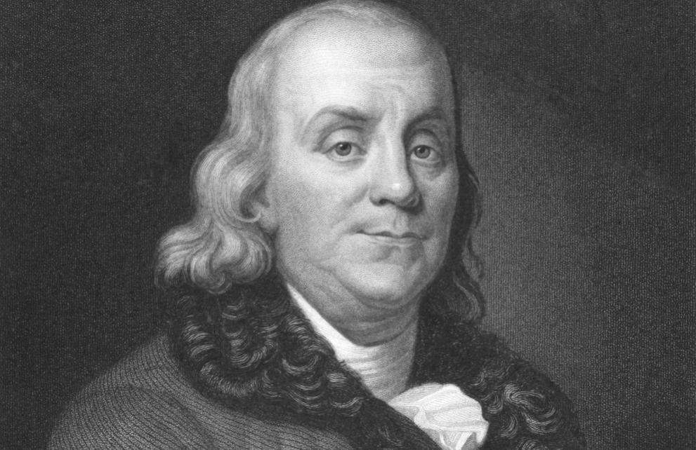 Бенджамин Франклин е един от бащите основатели на Съединените щати.