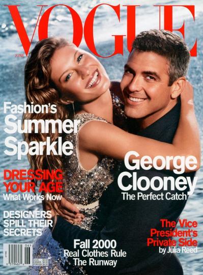 <p>Джордж Клуни е с Жизел Бюндхен</p>