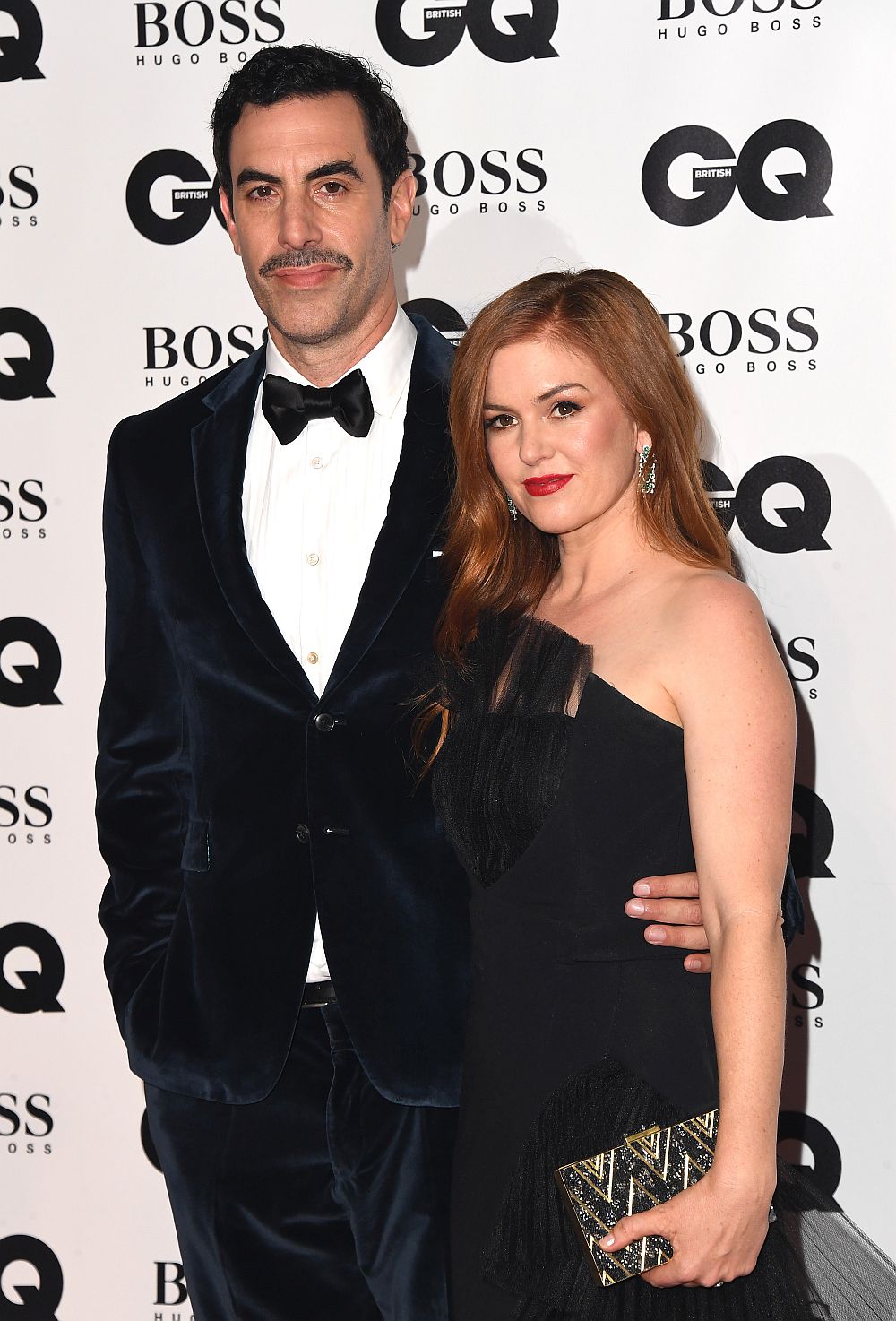 Саша Барън Коен и Айла Фишър