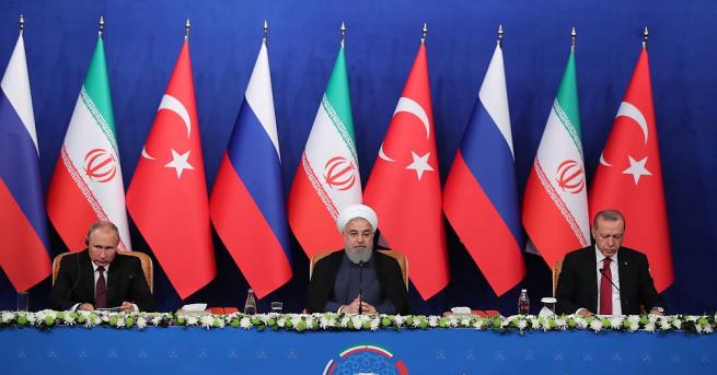 Иран Русия и Турция ще се опитат да намерят решение