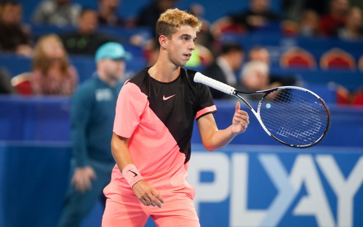 Андреев на полуфинал на двойки при юношите на US Open