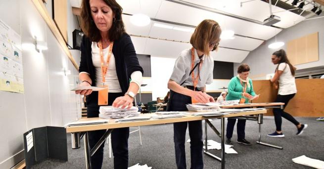 Окончателните резултати от парламентарните избори в Швеция показват победа на