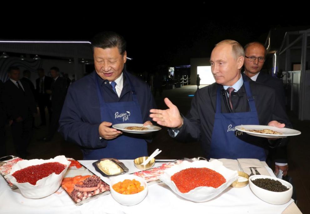  Владимир Путин и Си Цзинпин 