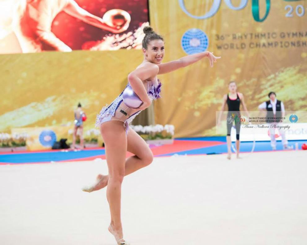 България с първи медал от Световното по художествена гимнастика в София