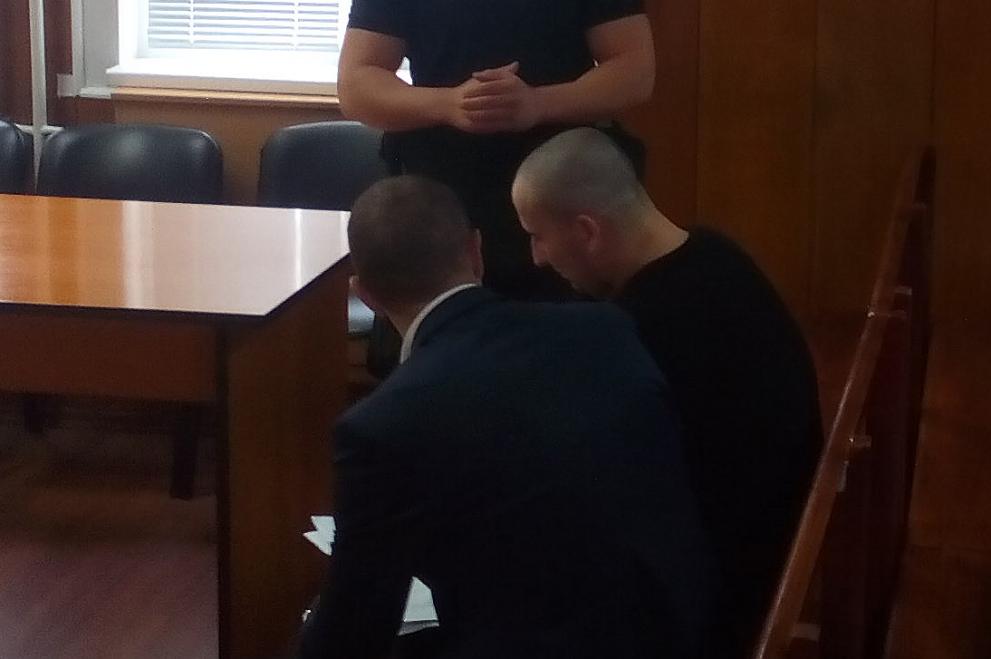 Петър Здравков в съдебната зала