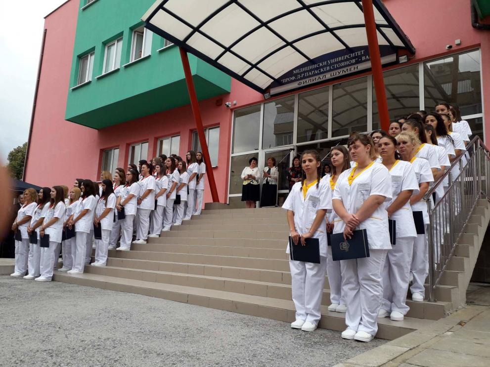 Общият брой на студентите в Шуменския медицински филиал е 181