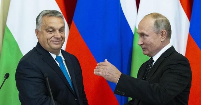 Руският президент Владимир Путин и унгарският премиер Виктор Орбан обсъдиха