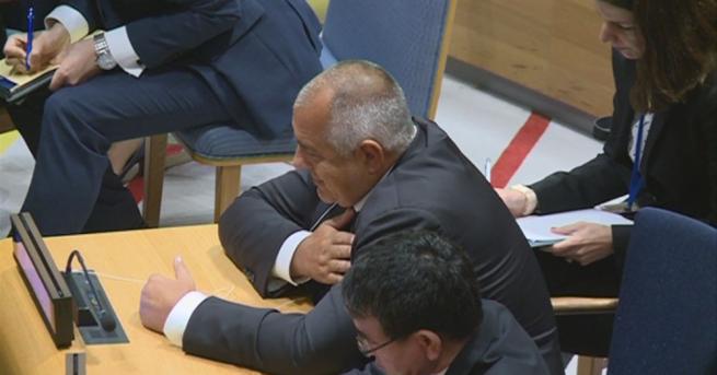 Премиерът Бойко Борисов се ръкува с американския президент Доналд Тръмп