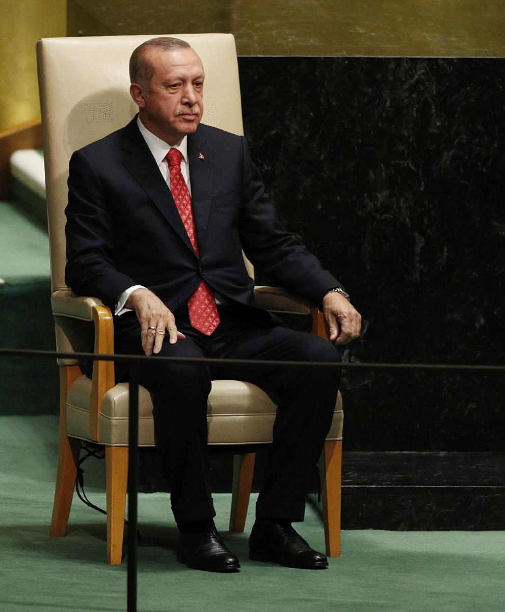  Турският президент Реджеп Тайип Ердоган 