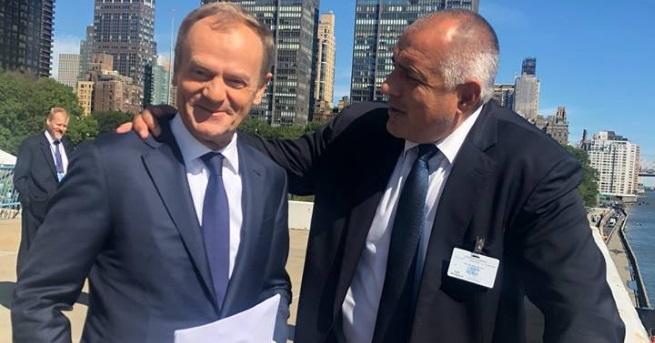 Минисър председателят Бойко Борисов се е срещнал с председателя на Съвета