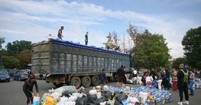 20 тона капачки бяха събрани в София за един ден