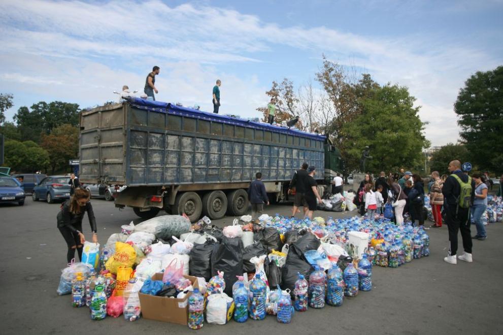 20 тона капачки бяха събрани в София за ден