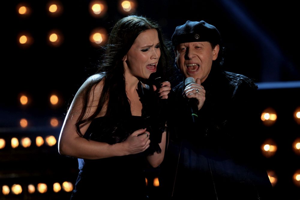 Таря Турунен и Клаус Майне през 2010 г.