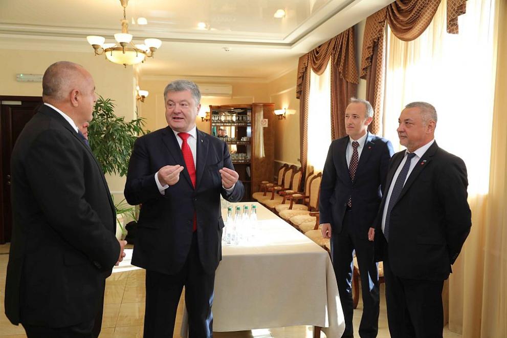  Бойко Борисов и Петро Порошенко 