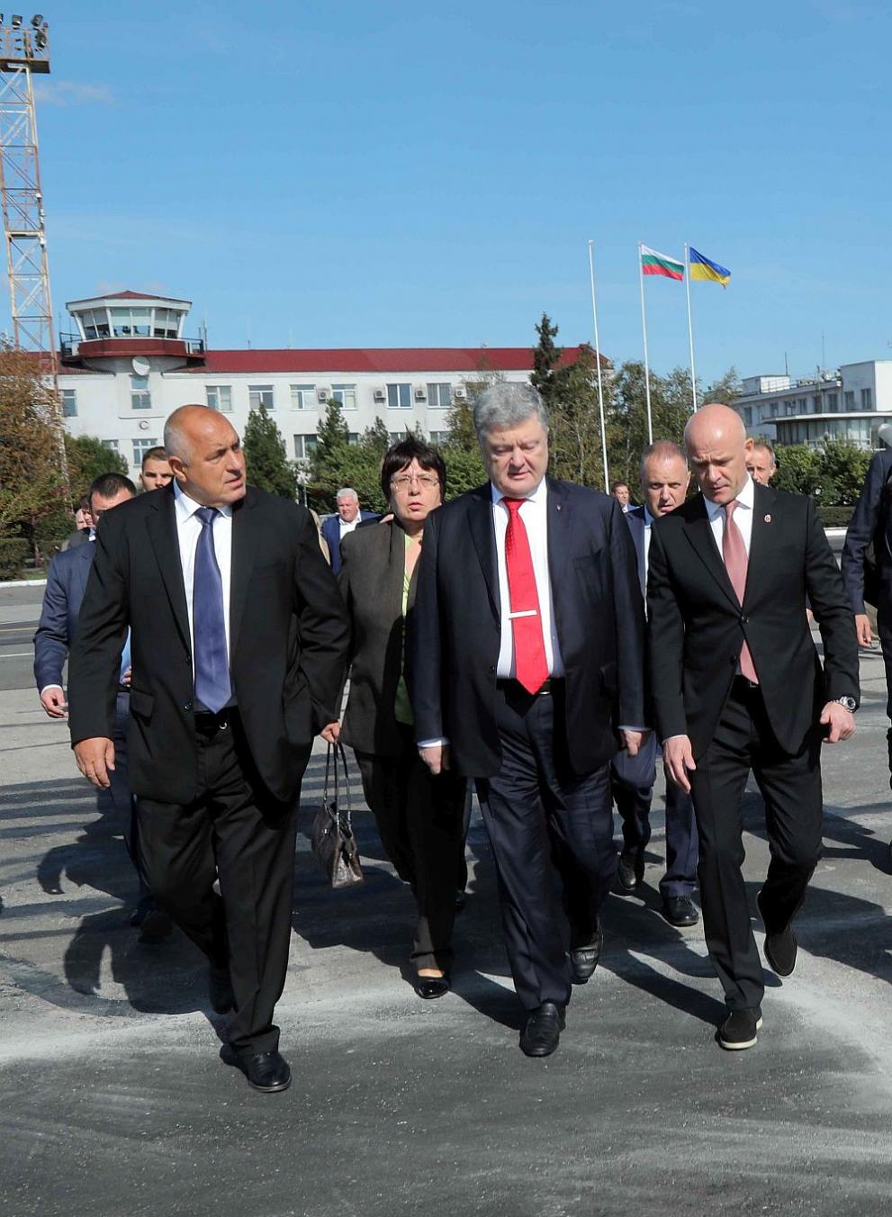  Бойко Борисов и Петро Порошенко 