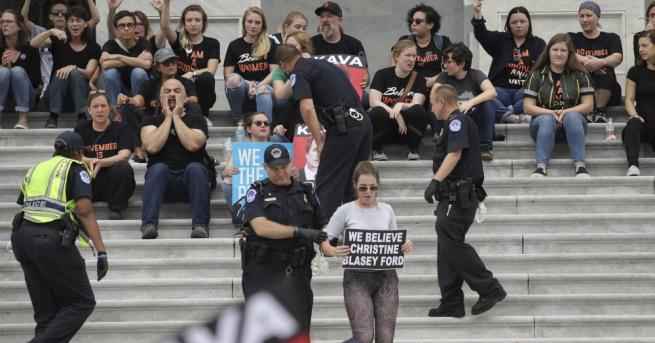 Вашингтонската полиция задържа 164 души които протестираха до сградата на