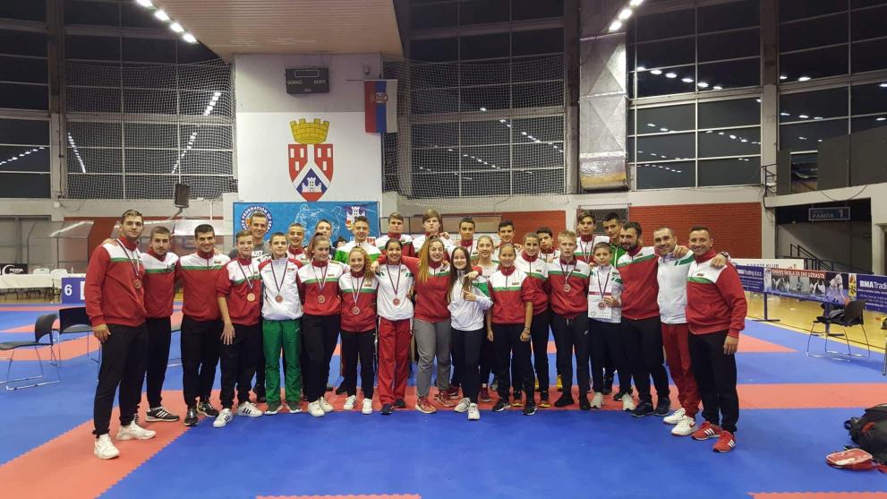 Българските каратеки на турнира в Белград