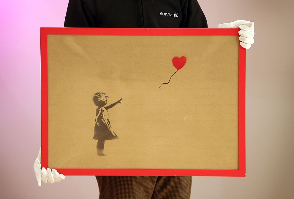 Картината на Банкси „Момиче с балон“