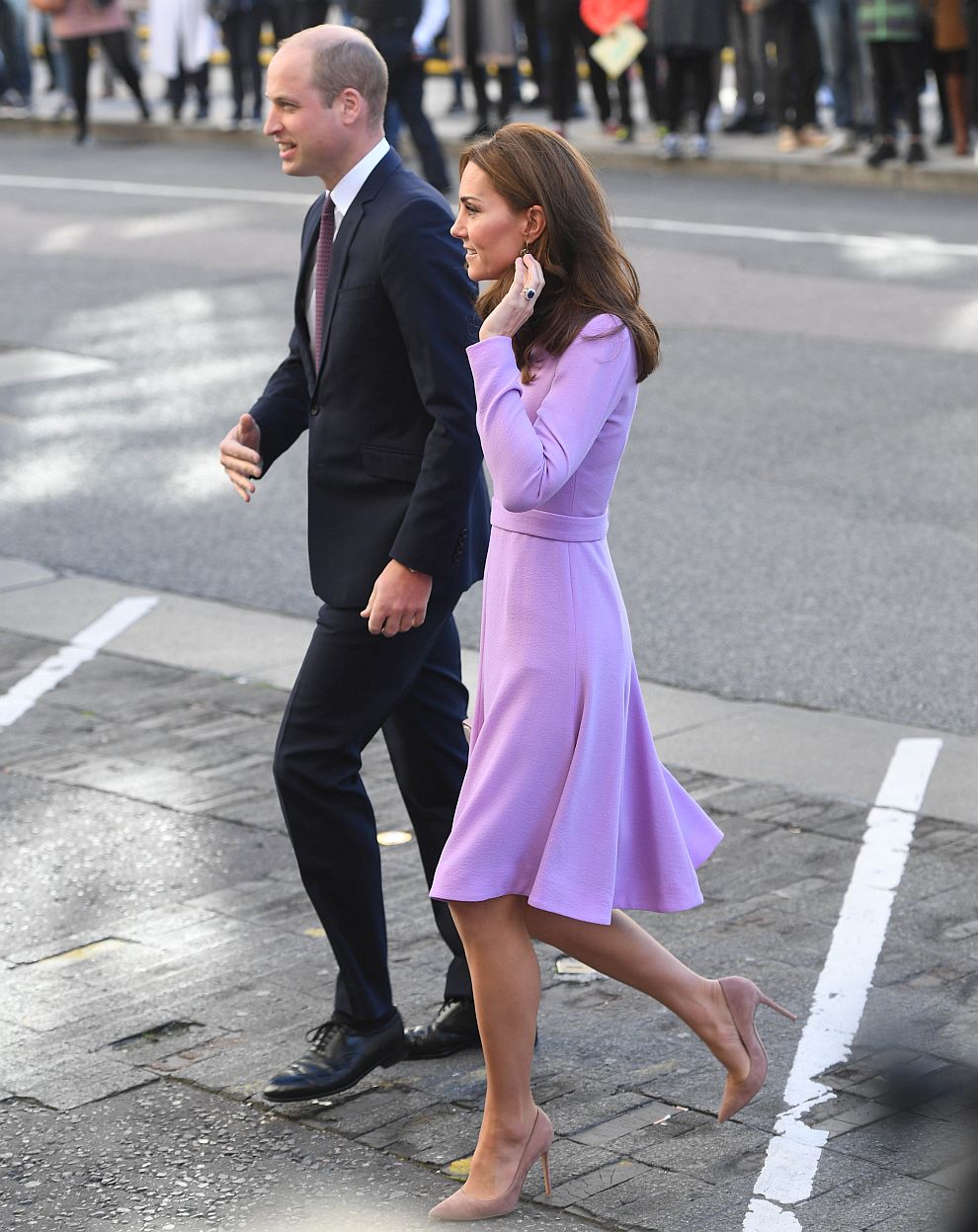 Принц Уилям и херцогиня Катрин в Лондон