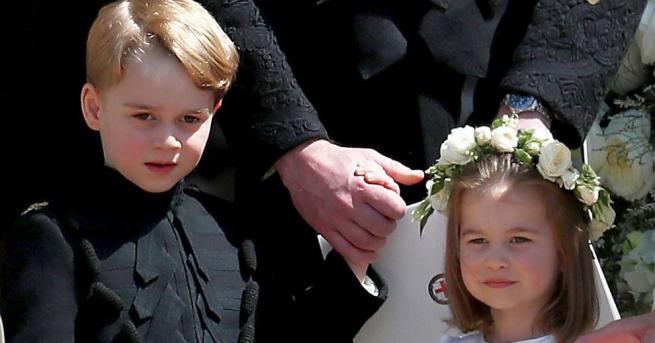 Тригодишната принцеса Шарлот, дъщеря на принц Уилям и съпругата му