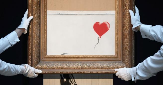 Аукционна къща Сотбис потвърди продажбата на творбата Момиче с балон