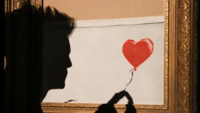 Банкси може да бъде съден за самоунищожилата се картина