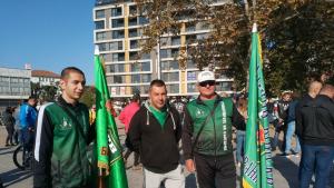 демонстрация граничари Бургас