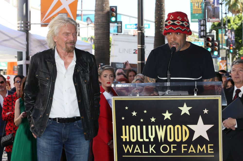 Ричард Брансън получи своя звезда на Холивудската алея на славата