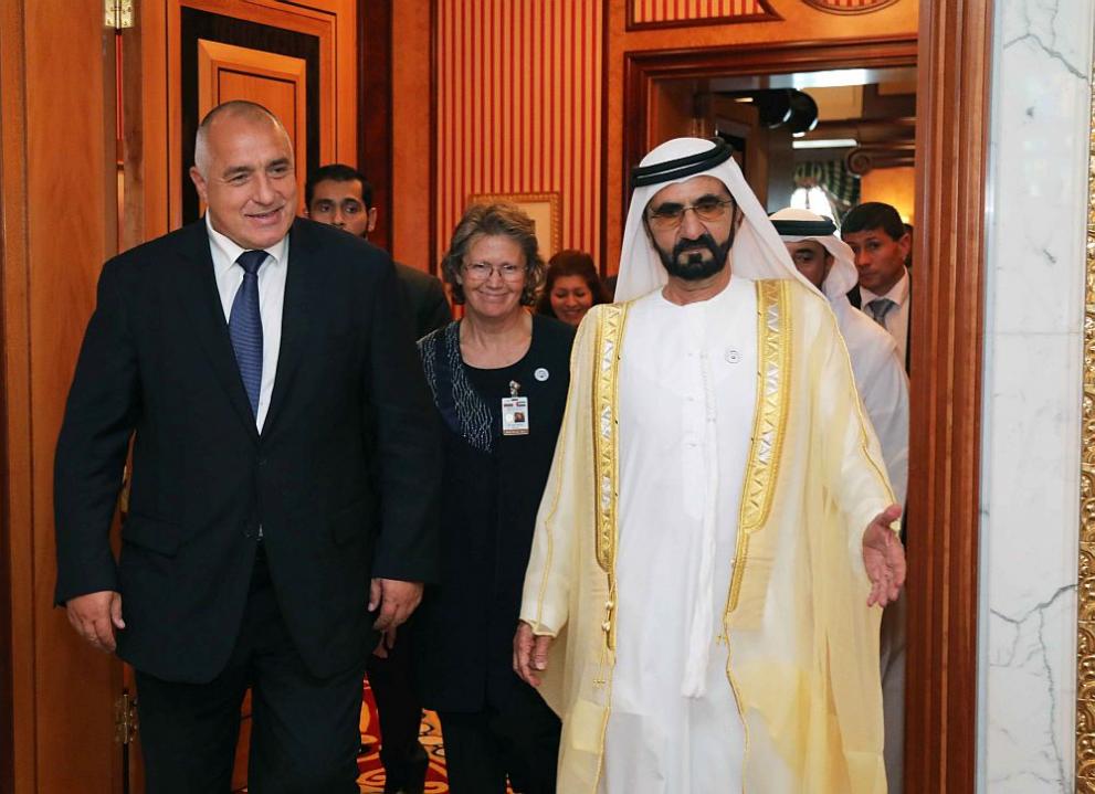  Премиерът Бойко Борисов и шейх Мохамед Бин Рашед Ал-Мактум 