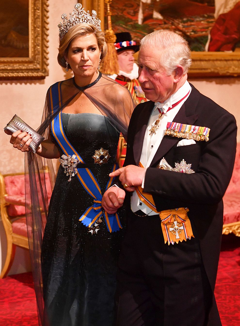 Холандската кралица Максима и британския принц Чарлз