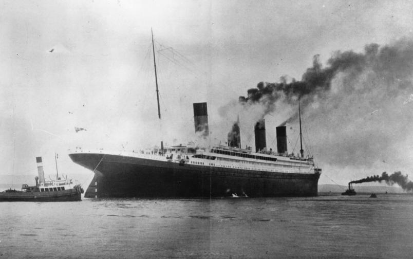 Титаник кораб потънал