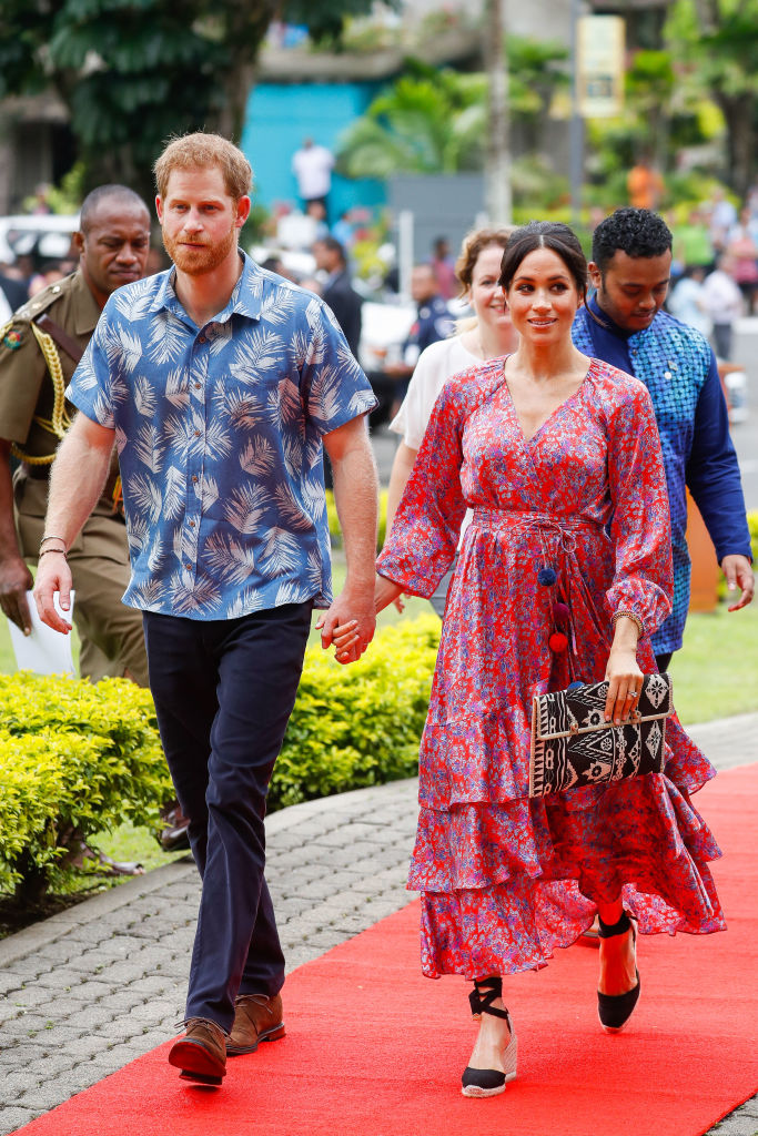 Принц Хари и херцогиня Меган във Фиджи
