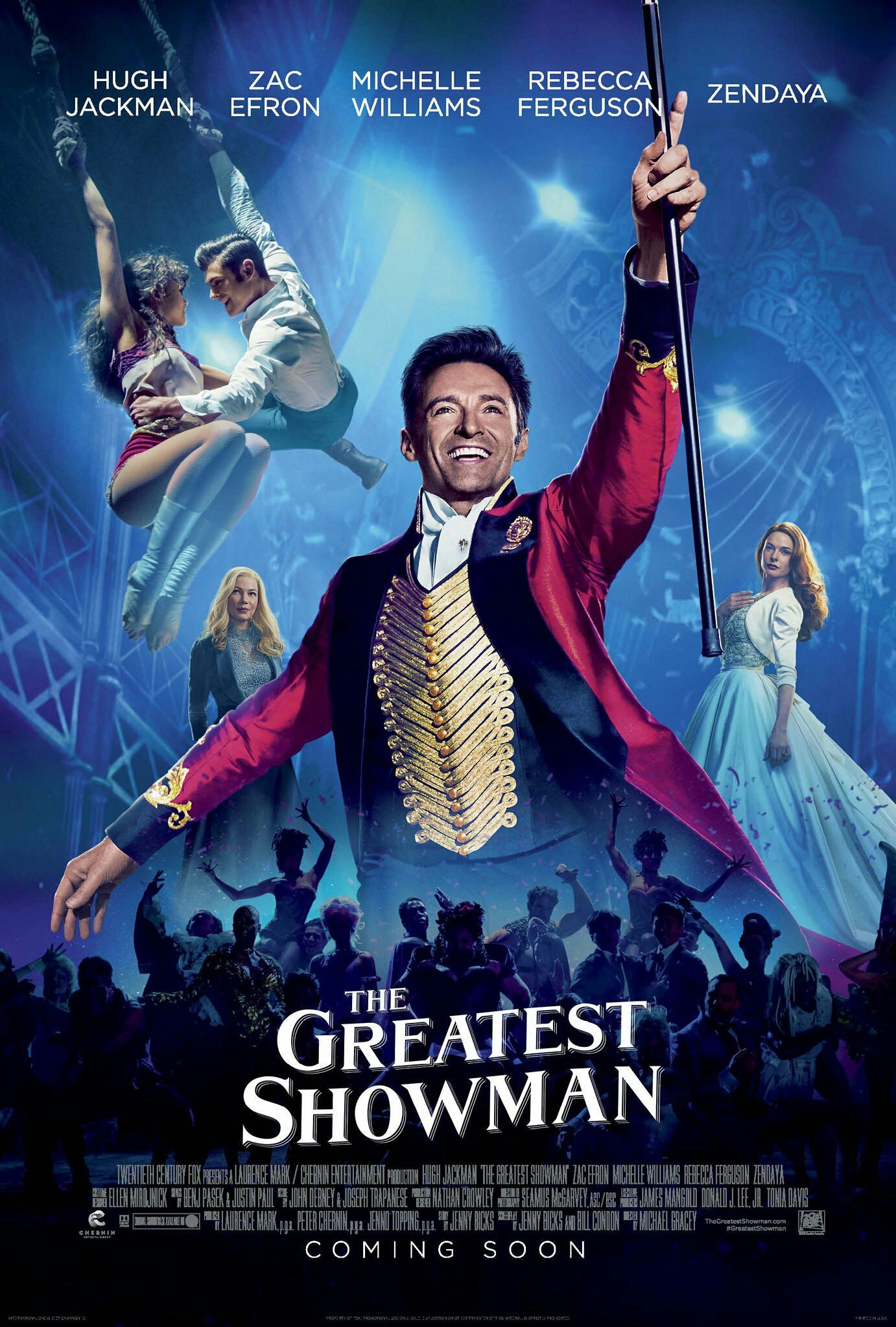 7. The Greatest Showman / „Най-великият шоумен“ – 2017; Режисьор: Майкъл Грейси; Участват: Хю Джакман, Мишел Уилямс, Зак Ефрон