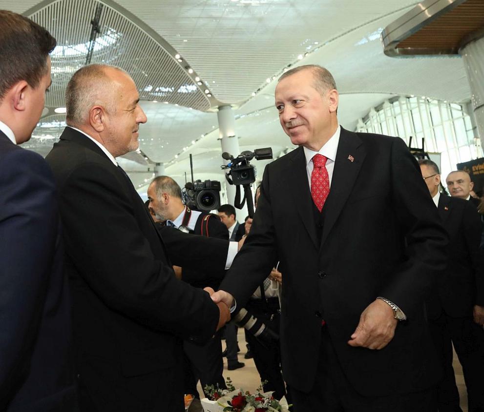  Премиерът Бойко Борисов участва на откриването на новото летище в Истанбул 