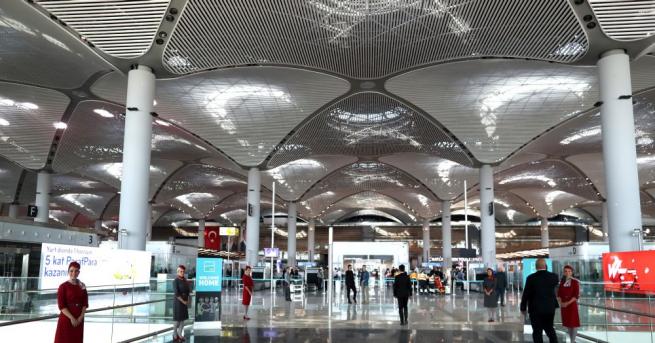 Новото летище на Истанбул, което има за цел да бъде