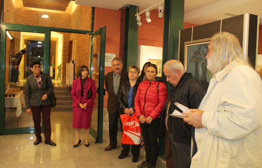Откриха изложба живопис на автора на "Завет към бъдното поколение"