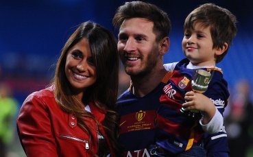 Половинката на Меси се разчувства за празника на Тиаго