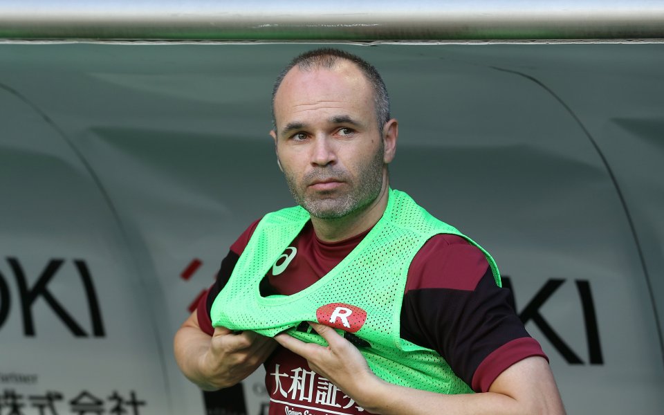 Бившият халф на Барселона и испанския национален отбор Андрес Иниеста