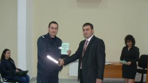 награждаване полицаи Видин