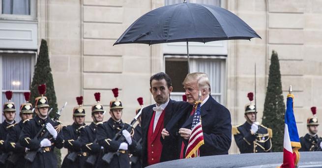 Тръмп отмени посещение в американско военно гробище във Франция заради