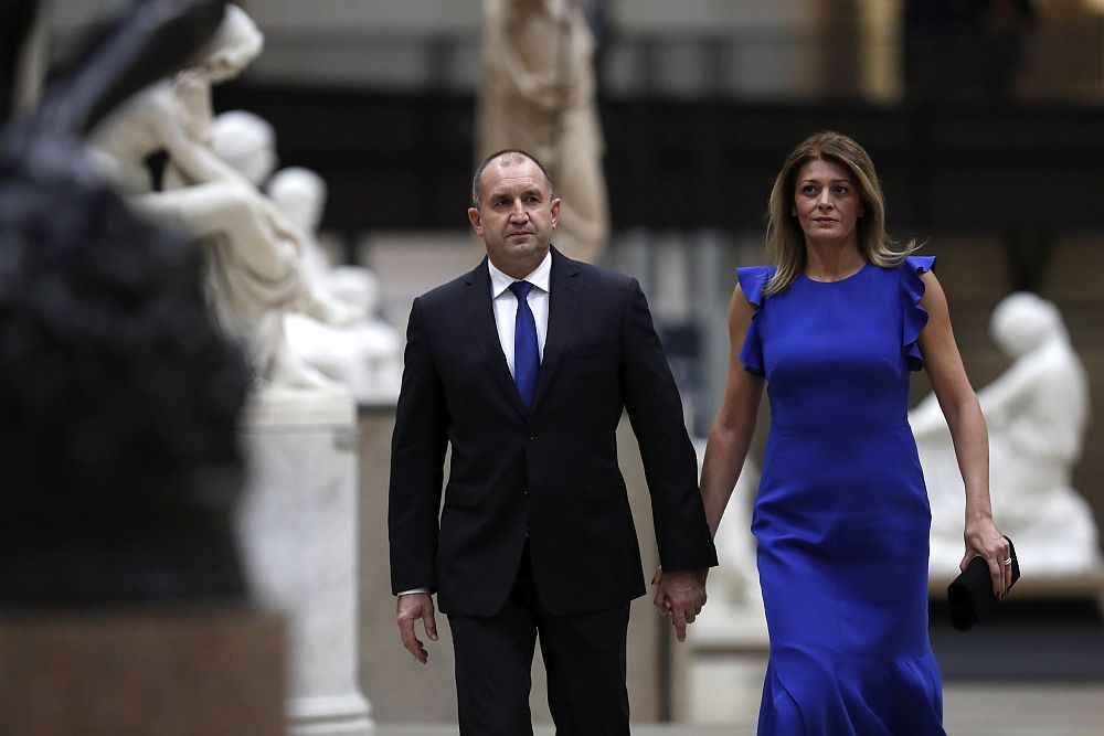 Президентът на България Румен Радев и съпругата му Десислава Радева