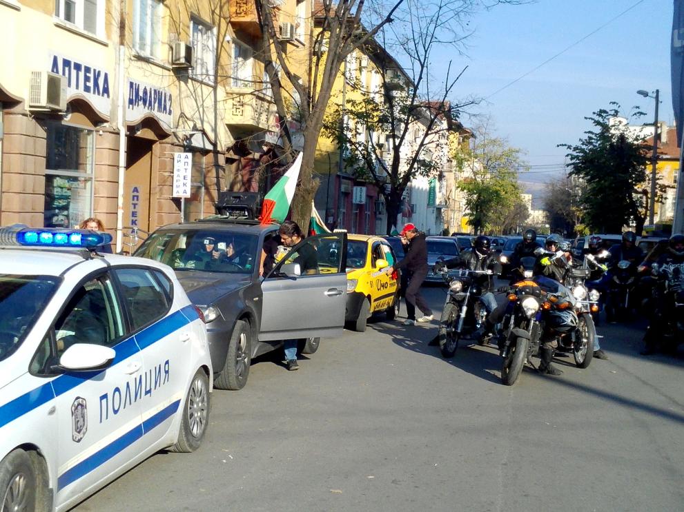 Колоната за протеста във Враца