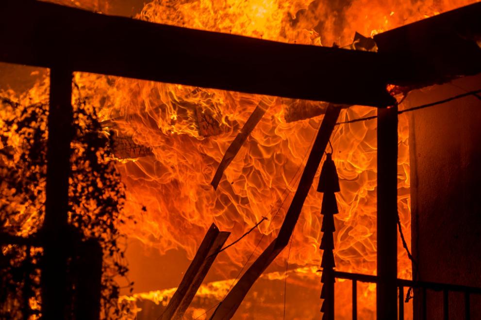 Най-смъртоносният  пожар в историята на Калифорния