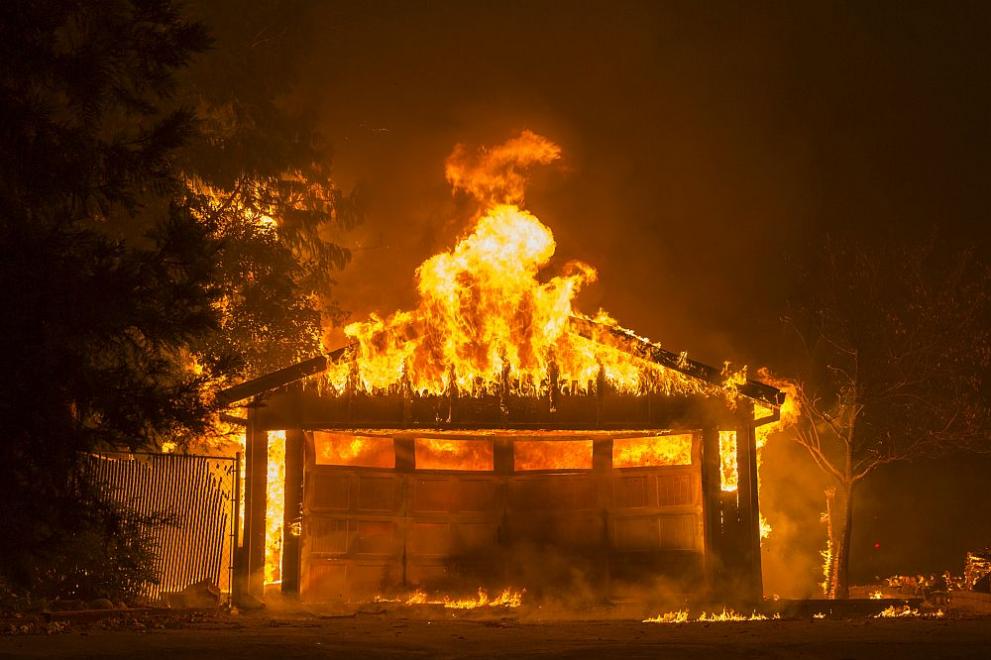 Най-смъртоносният  пожар в историята на Калифорния