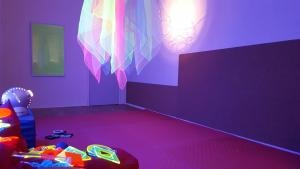 Зала за релационна психомоторика с кът за сензорно стимулиране