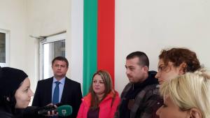 протестиращи в хасковската полиция