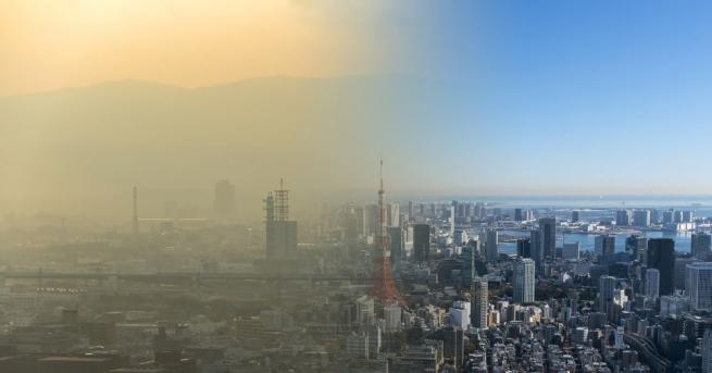 Замърсяването на въздуха причинено до голяма степен от изгарянето на