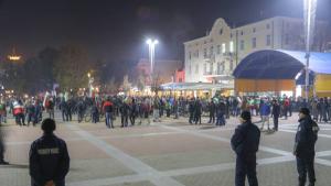 протест на магистралата край Хасково