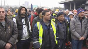 Протест пристанище Варна Запад