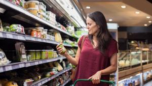 пазаруване жена храни